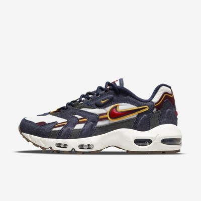 Nike Air Max 96 II QS Shoes Menu0026#039;s Sneakers Blackened Blue DJ6742-400  US 7-12 | eBay