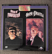 HOUSE OF FRANKENSTEIN/HOUSE OF DRACULA LASERDISC HORROR DOUBLE FEATURE ENCORE ED