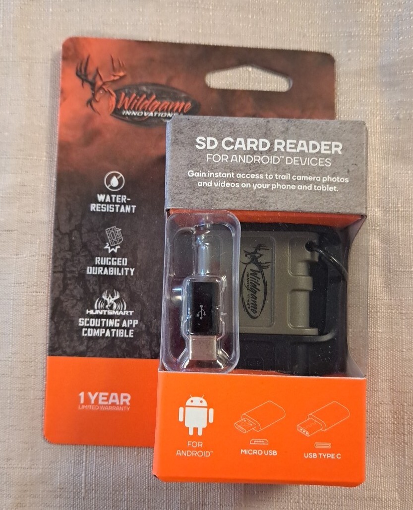 Wildgame Innovations SD Card Reader for Android Devices HuntSmart
