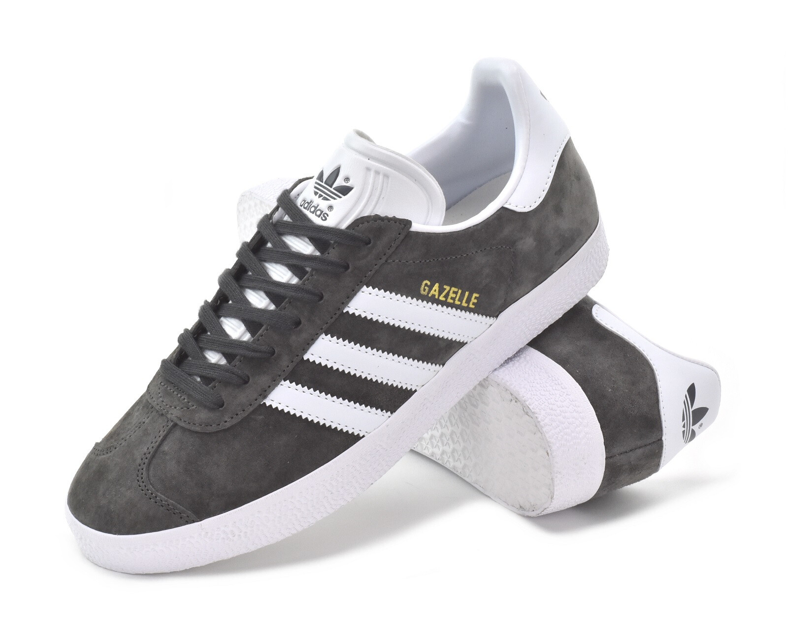 adidas Gazelle adidas Originals Trainers Suede Dark Grey eBay