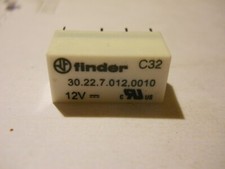 Finder 30 Series Relais sans accrochage 2 RT, 12V c.c. 200mW 30.22.7.012.0010 