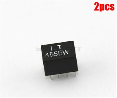 2Pcs LT455EW CFW455H Murata Equivalent Filter 6 Khz Total Bw 455Khz 5 Leg Ic sf