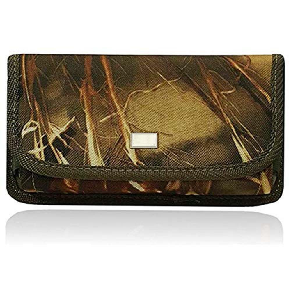 For Samsung Galaxy S20 Ultra + Nylon Pouch Horizontal Camouflage Belt Clip LOOP