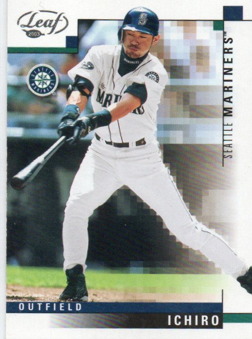 ICHIRO 2003 DONRUSS LEAF CARD #95 MARINERS A77