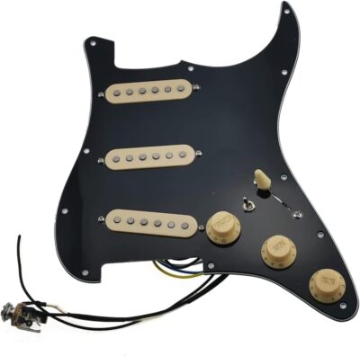 Prewired Loaded Pickguard SSS Single Coils Pickups for Fender Strat Guitar