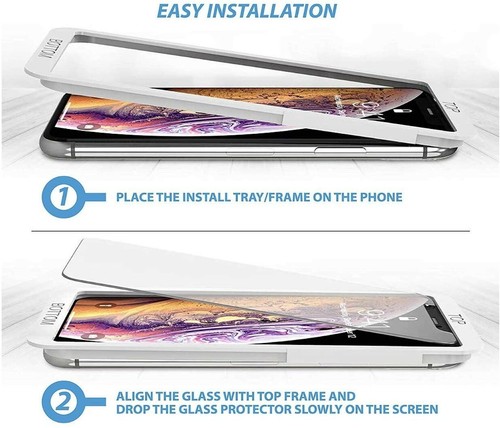 Best 4 Pack Screen Protector for iPhone X iPhone XS iPhone 11 Pro Tempered Glass - Picture 2 of 7