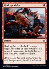 Redcap Melee -Foil Near Mint MTG Throne of Eldraine