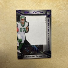 2024 Panini Black - Malachi Corley Sizable Signatures RPA /50 New York Jets