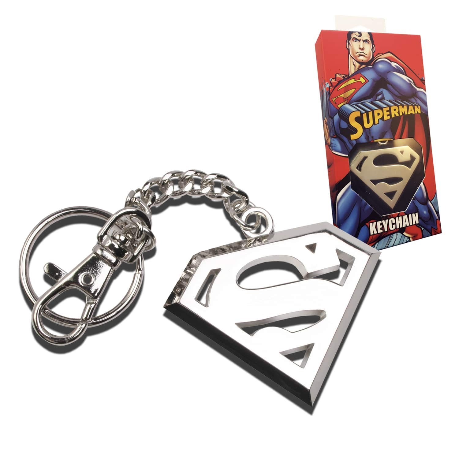 Брелок с логотипом Noble Collection Superman 5 см из нержавеющей стали 2690₽