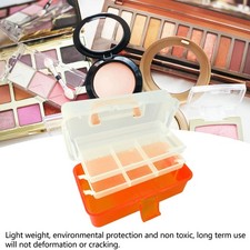 3 Layer Storage Box Folding Tool Box Handled Organizer For Craft Cosmetic New