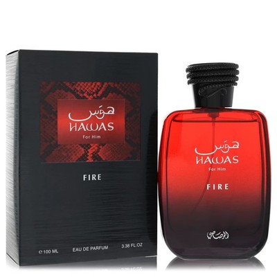 Hawas Fire 3.3oz EDP Spray for Men by Rasasi   Long Lasting Fragrance