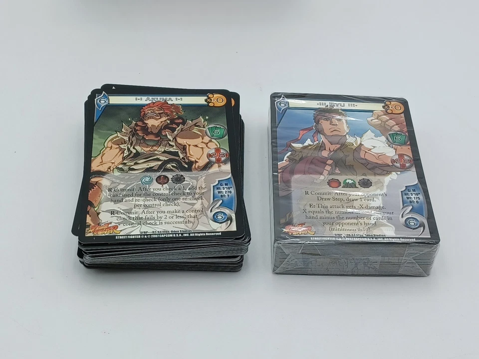 Universal Fighting System UFS Street Fighter Battle Pack Akuma Vs Ryu Complete - Image 2 of 4