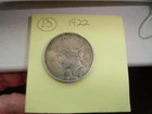 1922 PEACE SILVER DOLLAR