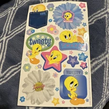 Vintage Stickers Sandylion Tweety Bird Looney Tunes WB