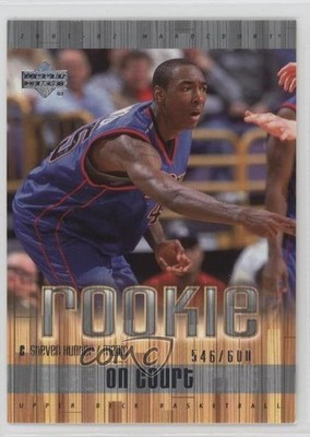 2001-02 Upper Deck Hardcourt On Court 546/600 Steven Hunter #108 Rookie RC 0n2g