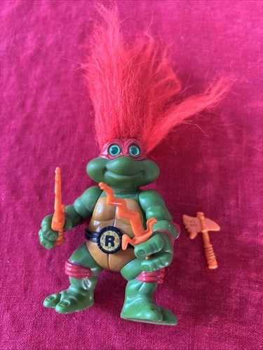 1993 TMNT Raphael Troll Teenage Mutant Ninja Turtles Vintage Action Figure