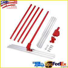 48" x 8" Bull Float Magnesium Concrete Float Tool Round End Concrete Trowel Tool