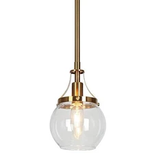 Capensis 5" Wide Plating Brass Mini Pendant