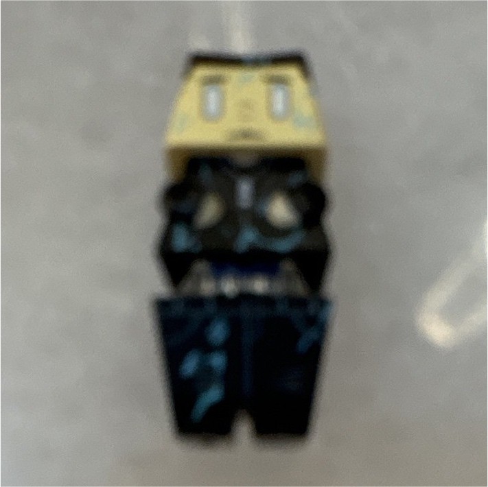 LEGO Minifigure Lower Body Legs Part Black with Dark Blue Printing