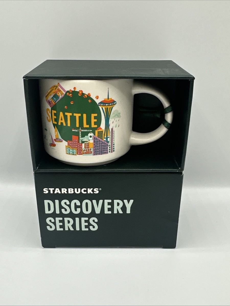 STARBUCKS スカルデザイン マグカップ Starbucks Discovery Series 2 oz. SEATTLE Mini Mug Ornament