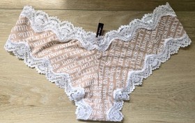 NWT Vintage Victoria's Secret Sexy Little Things Smooth Lace Cheeky Panties M