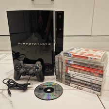 Playstation 3 PS3 Abwärtskompatibel Konsole CECHC03 60GB Getestet Bundle mit Spielen