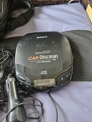 Sony Super ESP Car Discman D-838K Portable CD Player w/ Remote Car