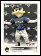 2022 Topps Opening Day - Mascots #M-12 Bernie Brewer Milwaukee Brewers NM-MT