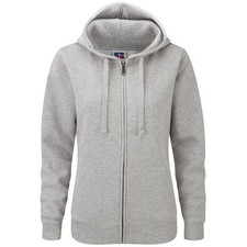 Image of Russell Mens Authentic Full Zip Hooded Sweatshirt / Hoodie 7 BC1499