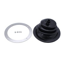 1 Pc Black Shifter Boot Small Round Boot-5 12 Diameter Includes Trim Ring And 1 Pc Black Shifter Boot Small Round Boot-5 12 Diameter Includes Trim Ring And
