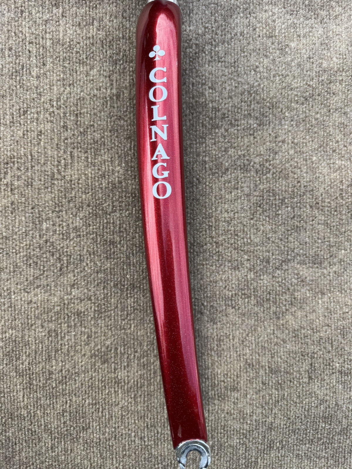 Colnago / Reynolds Metallic RED Ouzo Pro Carbon fiber Fork 700c 1 1/8" QR