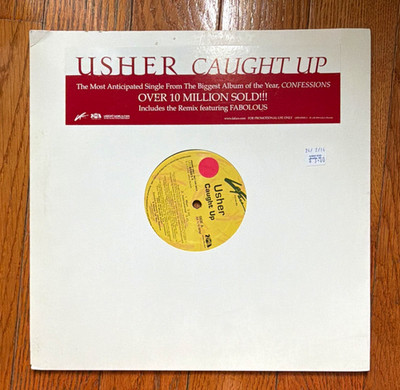 Usher Caught Up LaFace LFDS-55891-1 12'' 33 RPM Black Vinyl Single Promo