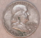 1960-D FRANKLIN HALF DOLLAR - Extra Fine - #2293EB