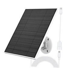 Solar Panel for Eufy Camera, 5W Solar Panel Compatible with Eufycam 3/3C/2/2 1