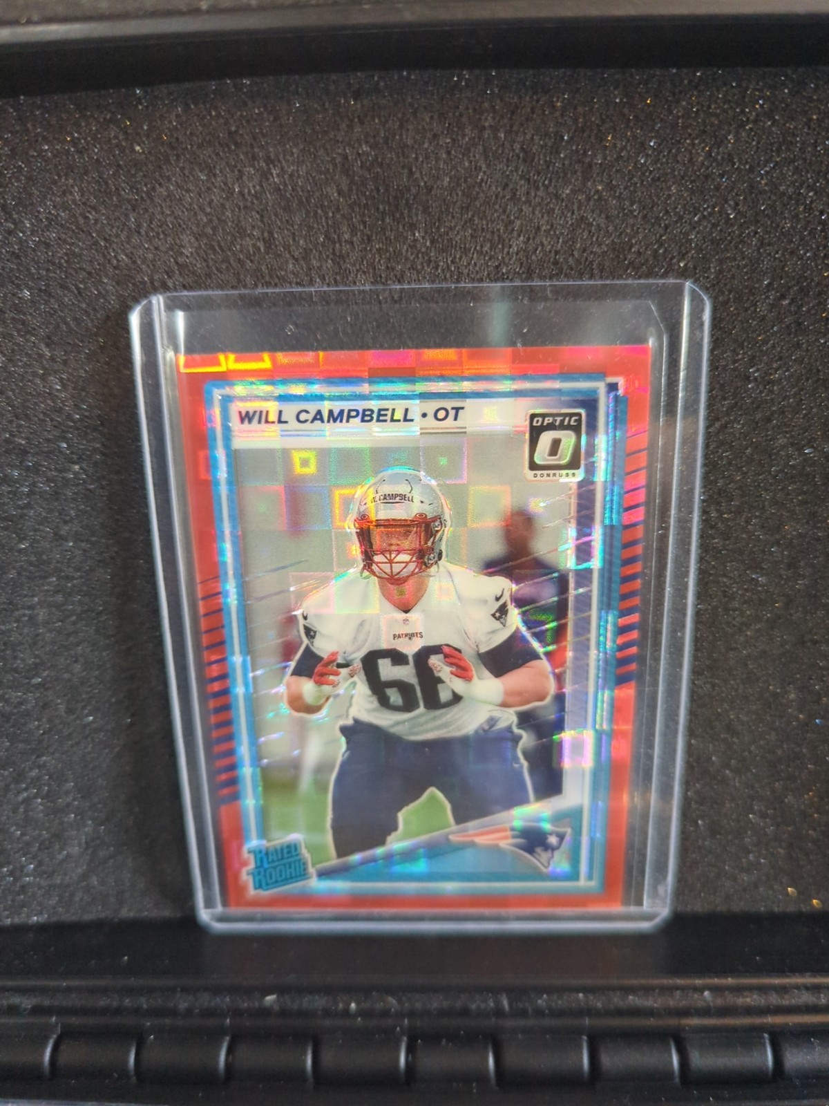 2025 Panini Donruss - Rated Rookie Will Campbell #345 Optic Preview Red Pandora