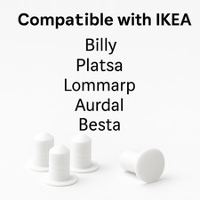 Cache-trous IKEA Billy, Besta, Platsa, Lommarp, Aurdal - 110 pcs - White/Blanc 