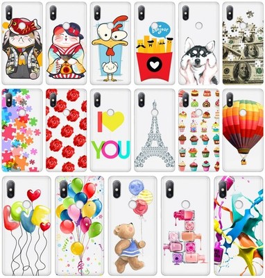 TPU Soft Cover Hülle Transparent für Xiaomi Redmi NOTE 6 Pro Motiv T2