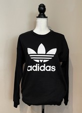 Adidas Originals Women's Crew Neck Trefoil Logo Sweater - Size XS