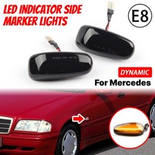 Seitenblinker Für Mercedes-Benz W202 W210 W208 R129 R170 W638 W901 Schwarz