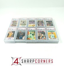 BULK PSA GRADED BASKETBALL LOT OF 120 MOSTLY DIFFERENT SLABS CLEAN