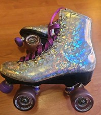 Sure Grip Women's Prism roller skates Silver  Purple Women's 9 Outdoor Indoor