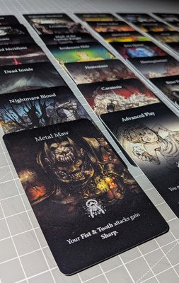 Ability Cards & more (125 Karten) - Kingdom Death Monster - custom printed