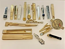 Vintage ALL Swank Tie Clips Bars Lot of 20