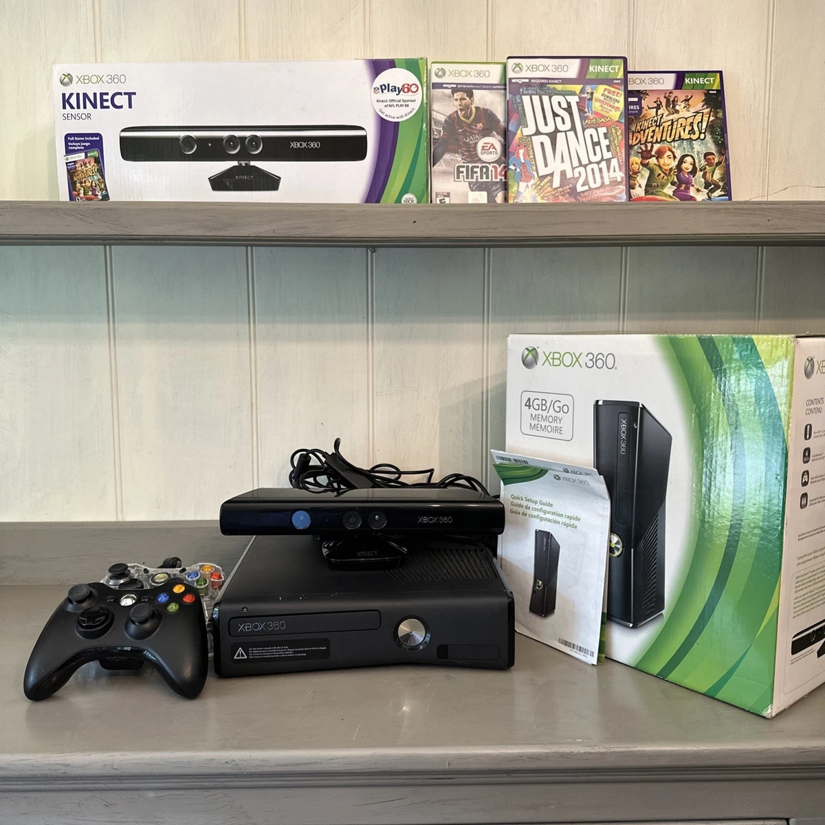 Xbox 360 4gb Console With Kinect for sale | eBay