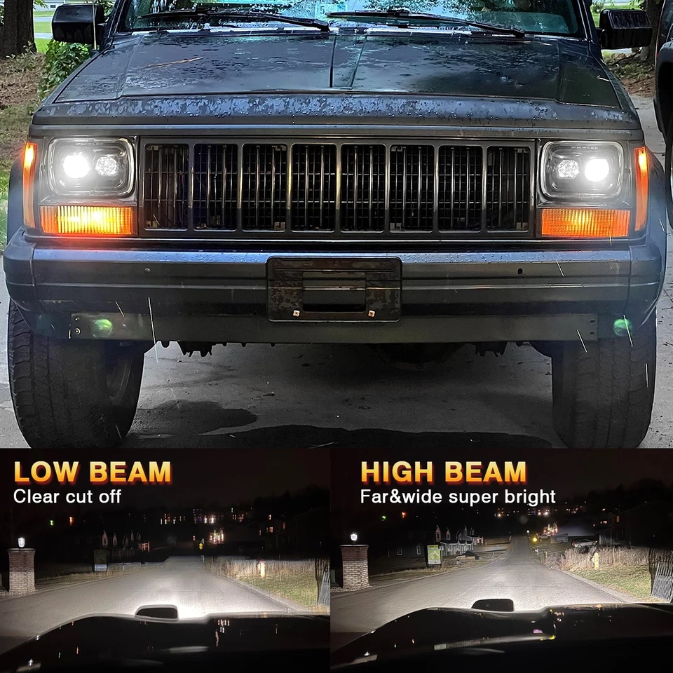 Par de faros LED Hi/Lo 130W 7x6" para Peterbilt 365 2008-2017 / 330 2000-2005 Foto 3 de 4