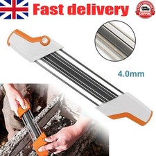 2 in 1 Metal Easy Chainsaw File Sharpener Replace For Stihl 3/8P Chain 4.0mm New