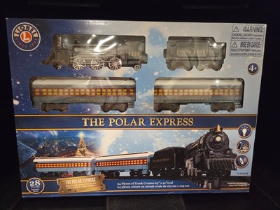Lionel The Polar Express 20th Anniversary Battery Operated 28 Pc Train Set - New