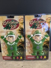 new Set of 2 EVERGREEN ELF Christmas Tree Watering Moisture Monitor Audio Visual