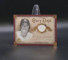 2005 SP Legendary Cuts BOBBY MURCER Glory Days Pants Relic Insert GD-MU Yankees