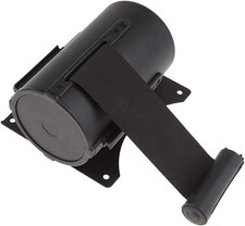 5 Meter Wall Mounted Retractable Barrier Tape People Guidance System, Black